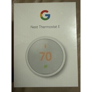 Sealed! Google, T4000ES, Nest Thermostat E, Smart Thermostat White Works W Alexa